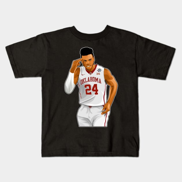 Buddy Hield #24 Reaction Kids T-Shirt by GuardWall17